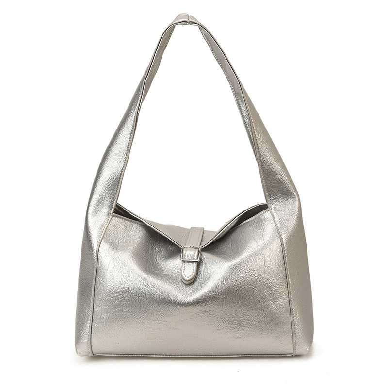 Nicho de diseño sensación de cuero suave bolso debajo de la axila mujer 2026 textura de moda gran capacidad bolso de hombro bolso de mano