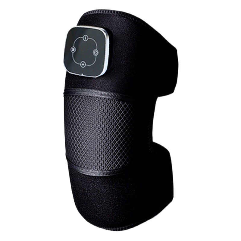 Nueva calefacción eléctrica rótula compresa caliente vibración rodilla masajeador caliente a prueba de frío viejo frío pierna rodilla masaje instrumento