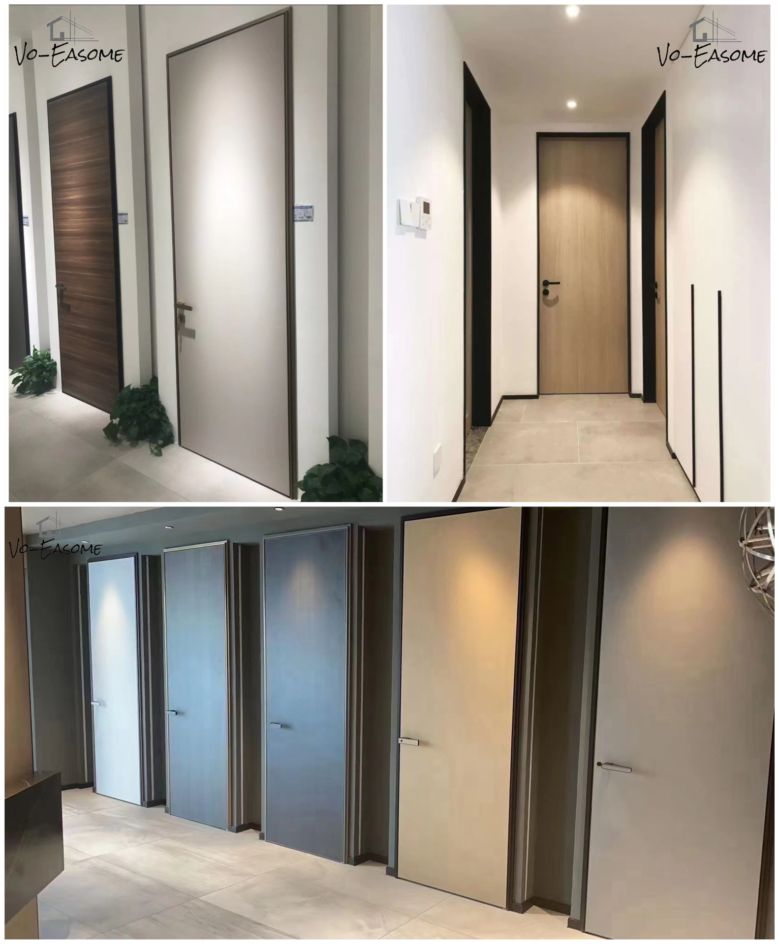 厂家直供极简极窄隐形门铝木门碳晶门免漆门室内门房间门现代简约-阿里巴巴