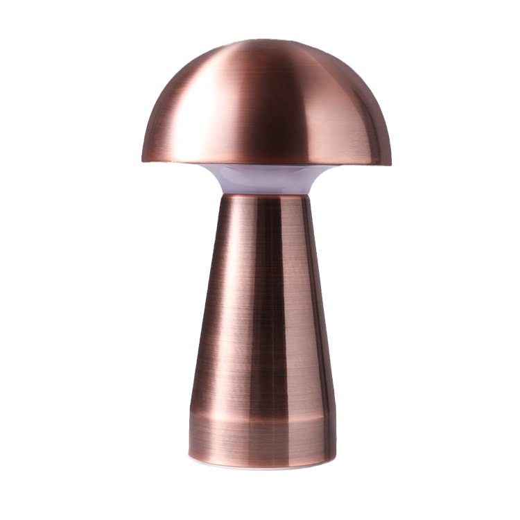 Lámpara de escritorio táctil transfronteriza moderna lujosa lámpara de hongos decoración de atmósfera lámpara de cabezal de cama luces nocturnas de alto nivel al por mayor