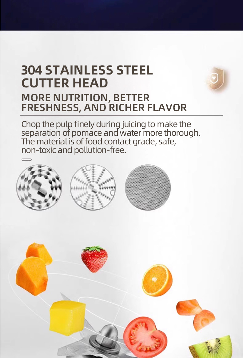 Centrifugal Juicer Machine Stainless Steel For Fruit And Veggie_voghion.com