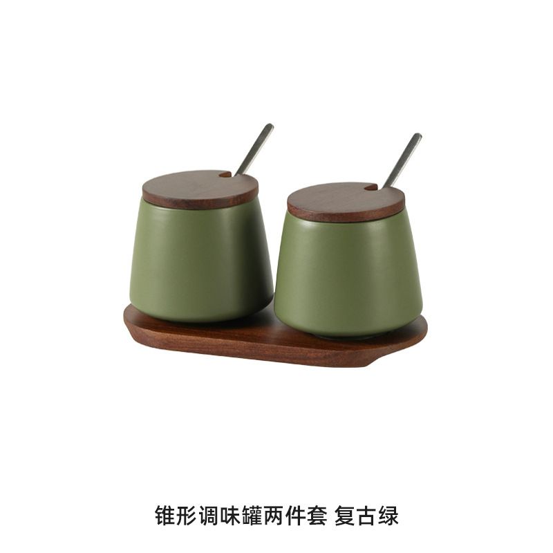 家庭用陶器調味料入れセット 調味料ボックス 調味料入れ 塩入れ 調味料ボトルセット Amazon|undefined