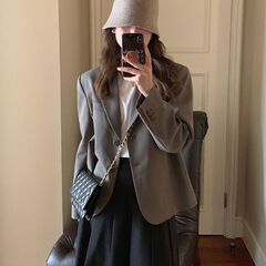 西装外套女春春秋短款矮个子上档次网红爆款上衣春秋2025新款西服