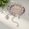Adjustable bracelet, four-leaf clover