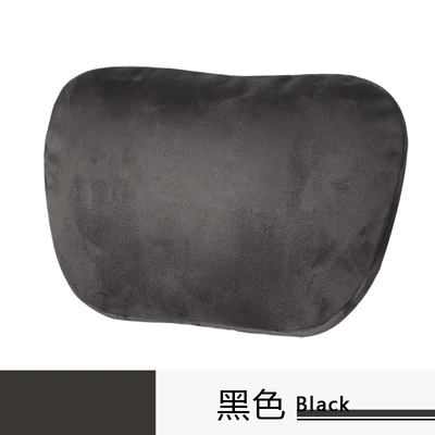 Suitable for Mercedes-Benz car headrest lumbar support Maybach suede pillow car seat car cushion neck pillow (Headrest) - yaoyan-black-headrest
