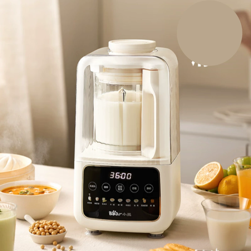 Блендер Bear для домашнего использования, полностью автоматическая машина для приготовления соевого молока, нагрев без остатков, многофункциональный процессор рисовой пасты PBJ-E08E6.