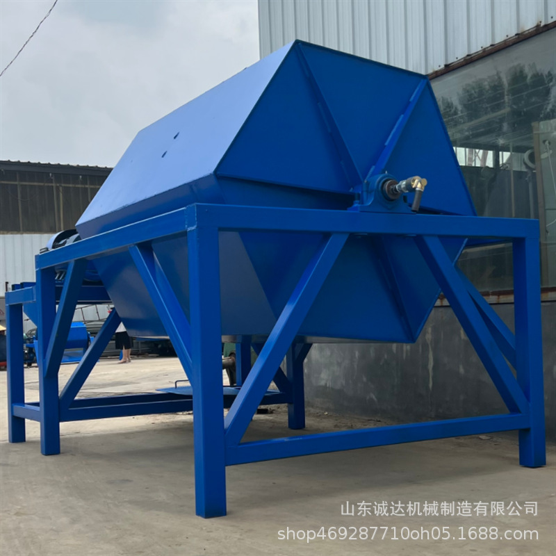 诚达生产 注水式鹅暖石倒角抛光机 6米长加厚耐磨六角滚筒抛光机