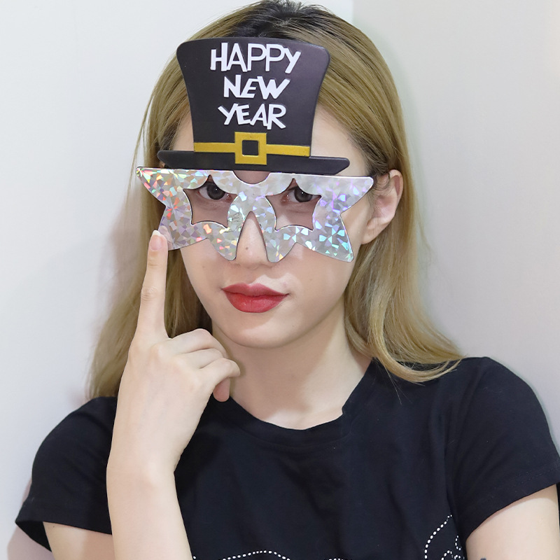 Lentes de Sol Decorativos para Fiesta de Año Nuevo en ABS