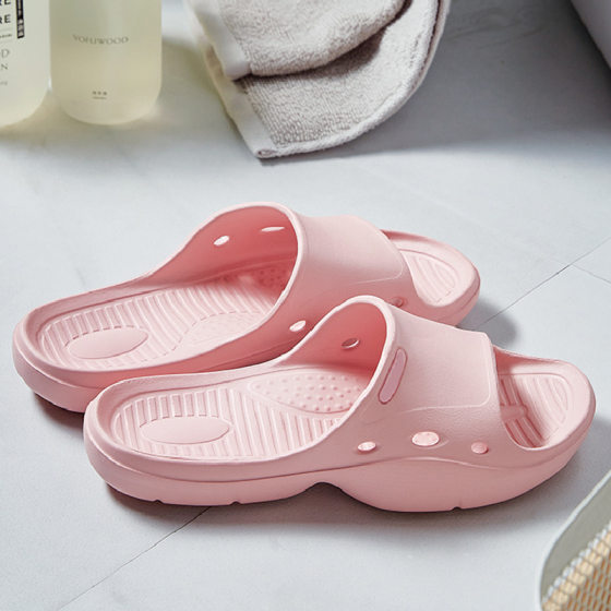 Pregnant Women Non-slip Slippers Women's 2025 New Summer Home Indoor Bathroom Bathing Breathable Silent Sandals and Slippers for Men