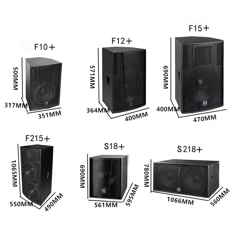 Venta al por mayor Matian 12-15 pulgadas profesional etapa altavoz al aire libre casa bar dedicado karaoke audio traje
