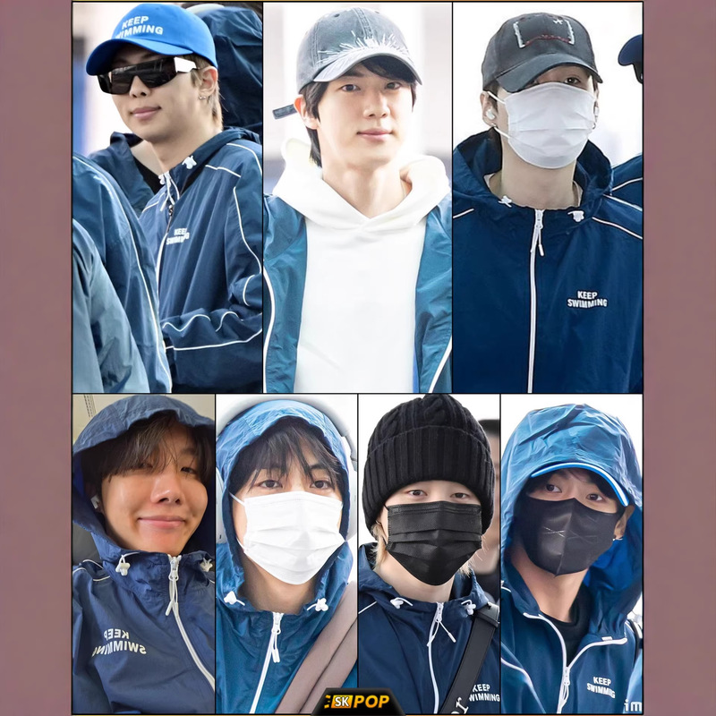 Bts Seven Members Keep Swimming: Keep Swimming - Windbreaker Jacket by Tian Zhengguo