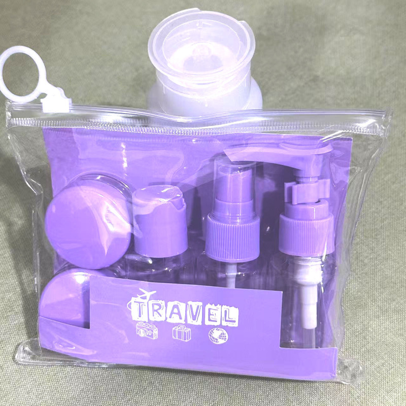 ポータブルトラベルボトルセット プッシュ式化粧品・スキンケア用品 フェイスクリーム・水乳液サンプル 空ボトル スプレーボトル|undefined