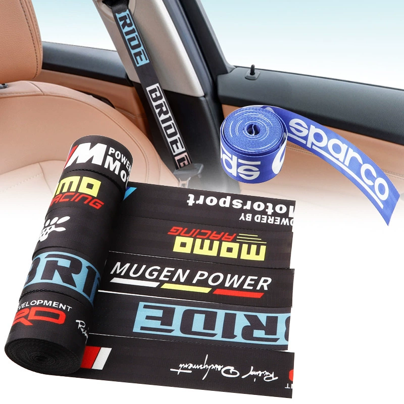 Автомобиль JDM модифицированный ремень безопасности шириной 4,8 см модифицированный Универсальный автомобильный ремень безопасности Фиксирующий Ремень безопасности