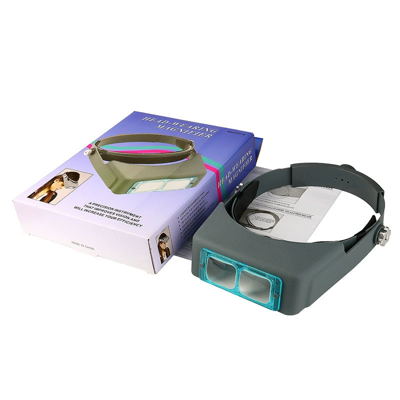MG81007-B Трансграничная поставка увеличительного стекла в 1,5-3,5 раза HD детские головные уборы с линзами из оптического стекла оптом