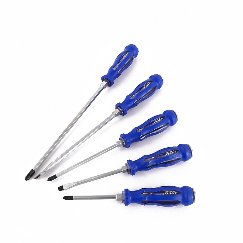 Destornillador de agujero cruzado de acero al cromo vanadio al por mayor destornillador único destornillador cruzado