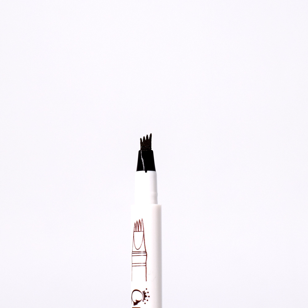 A best-selling four-fork liquid eyebrow pencil for foreign trade, waterproof and non-smudge, extremely fine 4-fork water eyebrow pencil, wild eyebrow factory direct sales undefined