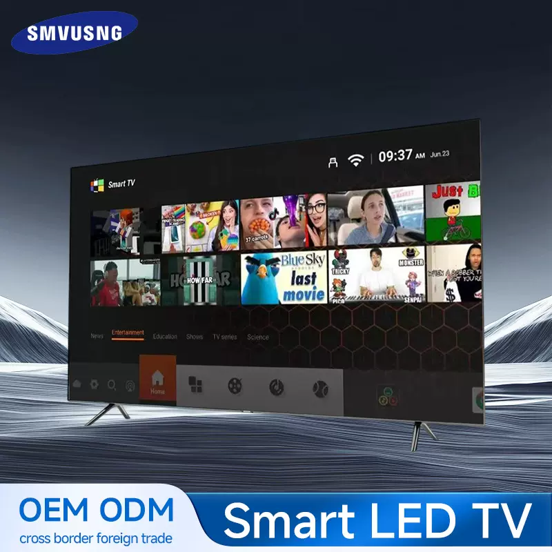 电视机工厂批发智能网络外贸电视100/65/75/85/55英寸液晶电视机