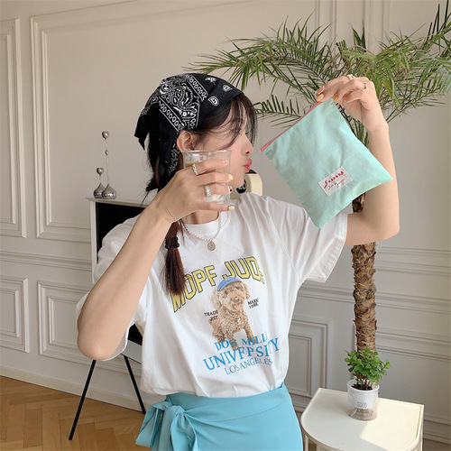 34221 Spring and Summer New Color Macaron Makeup Bag Portable Cute Small Purse Coin Purse Jewelry Bag