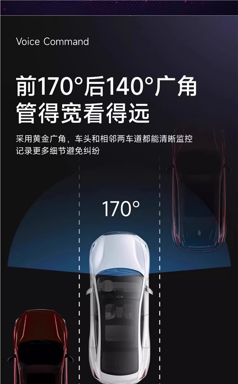4K High-Definition Streaming Rearview Mirror Dash Cam 2026 New Model with Dual Front and Rear Cameras Compatible with Carplay Huawei