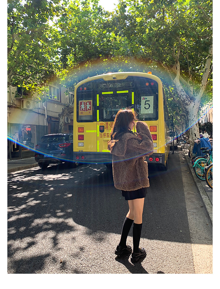 葡萄妈Studiolee英伦风小皮鞋女小金扣圆头一