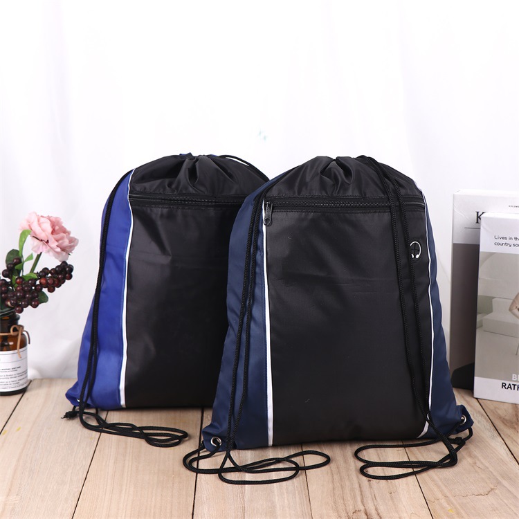 厂家供应牛津布束口袋 鞋服收纳抽绳袋 棉被防尘拉绳袋可印logo