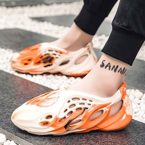 Summer Crocs-style slippers