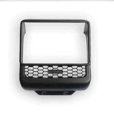Cover Carbon Fiber, Armrest box - abs-matte-black-letter-logo-all-inclusive-air-outlet-frame-renewal-3y-adaptation