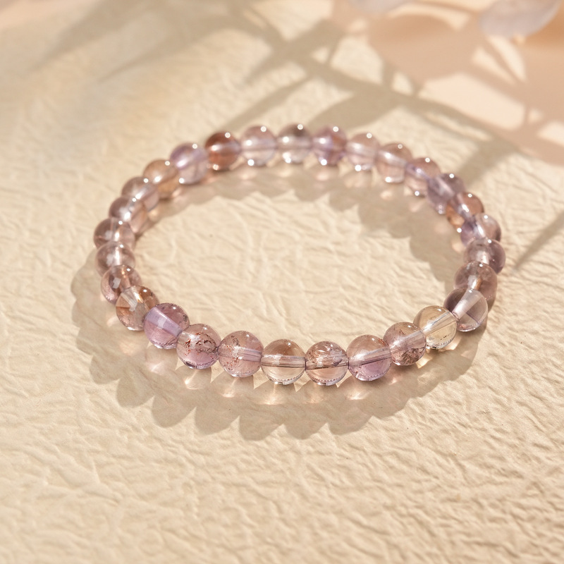 Pulsera de granate de ojo de tigre de cristal natural, nueva pulsera de todo fósforo de estilo nacional de estilo chino, joyería de novia de alta gama de lujo ligero