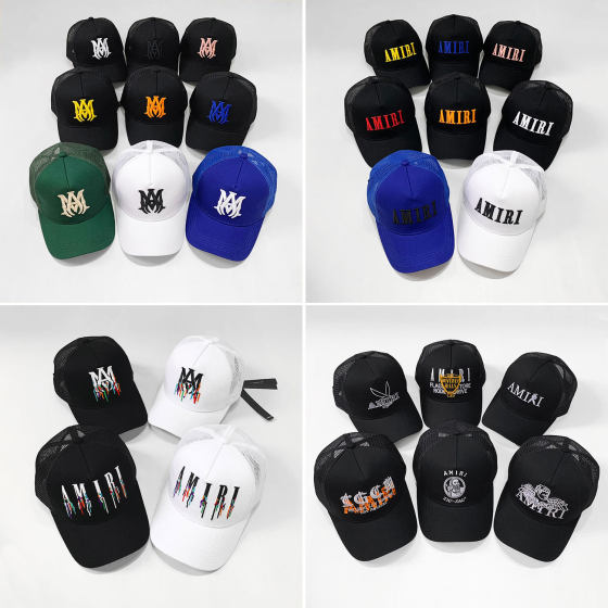 Long-term stock cross-border correct version embroidery hat AMIRI VINTAGE CAPS HATS