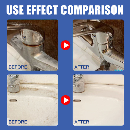 Jue Fish浴室清洁剂 不锈钢洗手盆去污淋浴房浴缸玻璃水垢清洁剂