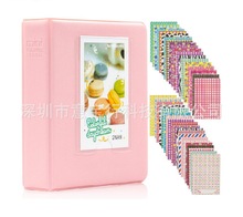 适用拍立得64张3寸相册+40张贴纸 适用mini7 8 9 11 12 25 50
