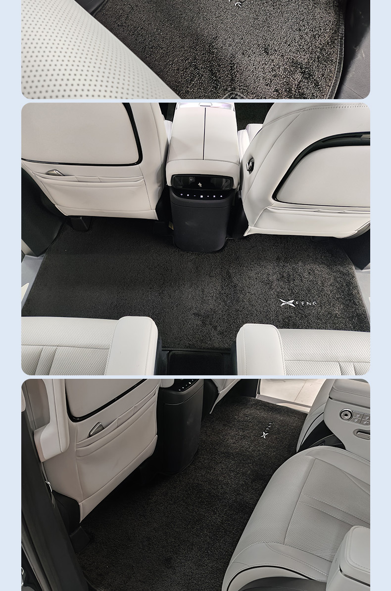 Floor Mats for XPeng X9 Front Middle Rear Trunk Mat