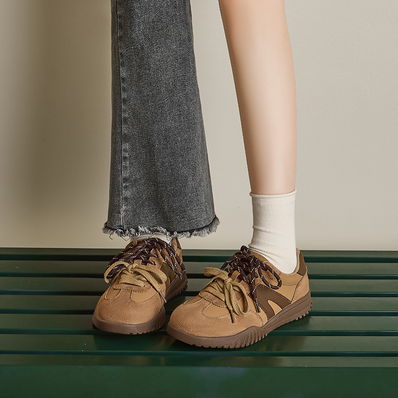 Augu Lion Dengde zapatos de entrenamiento para mujeres 2025 nuevo primavera zapatos de suela gruesa Meilad zapatos de skate retro casuales