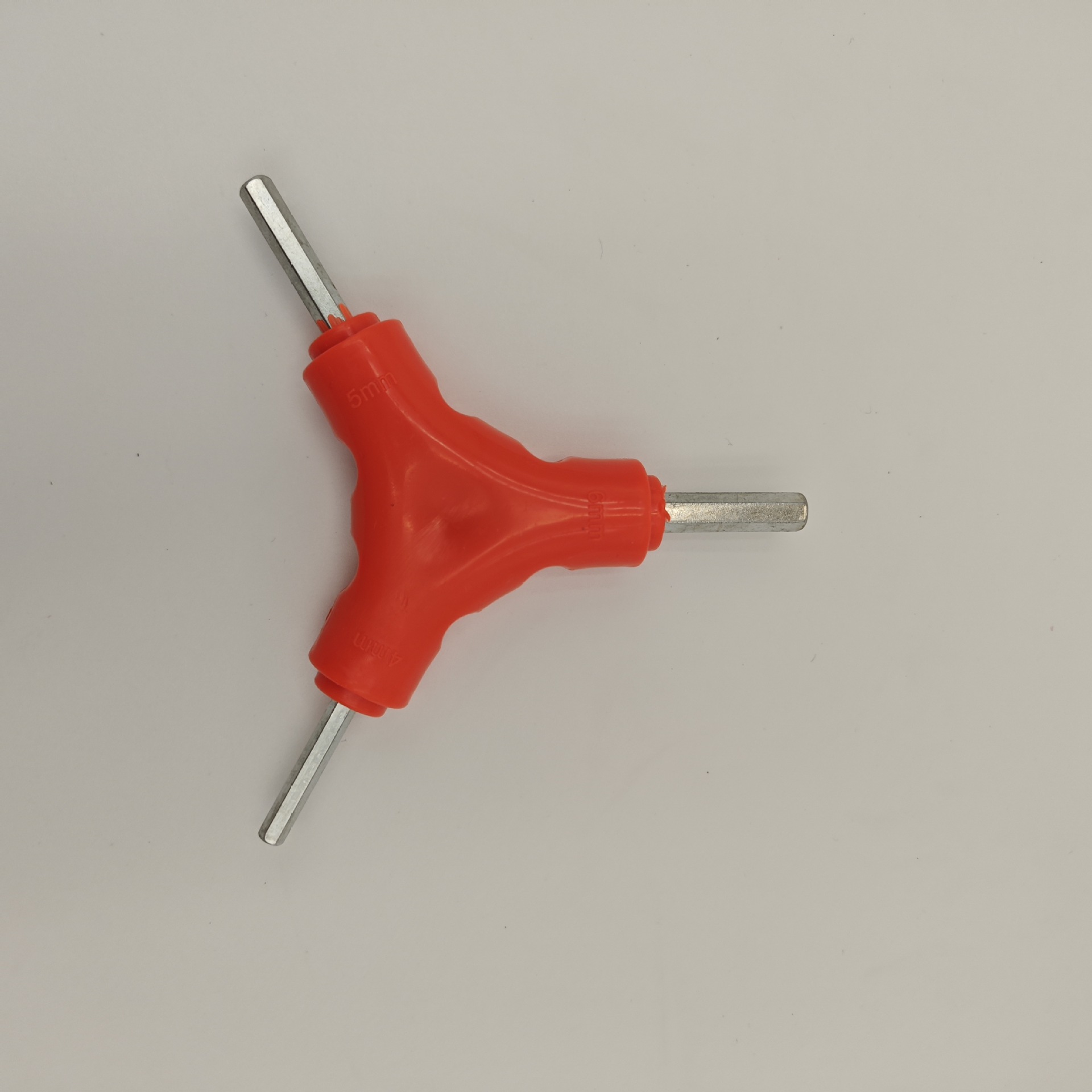 内六角把手4/5/6mm单个三头自行车工具高档赠品三角叉三头山地车