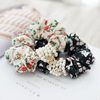 Fashionable cloth from pearl, hair accessory, Korean style, floral print, wholesale