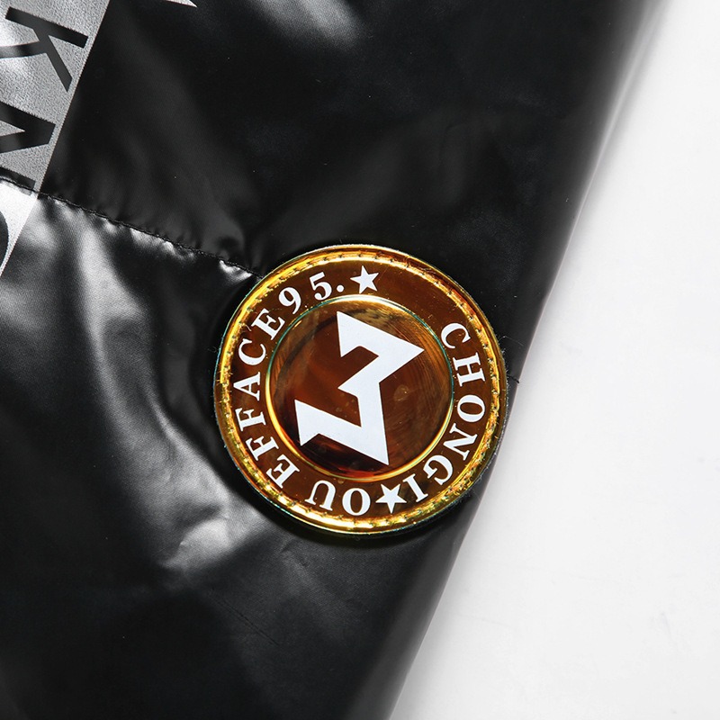 2022 nuevos hombres de la chaqueta de los hombres de invierno casual caliente engrosada con capucha brillante TikTok mano rápida chaqueta en vivo