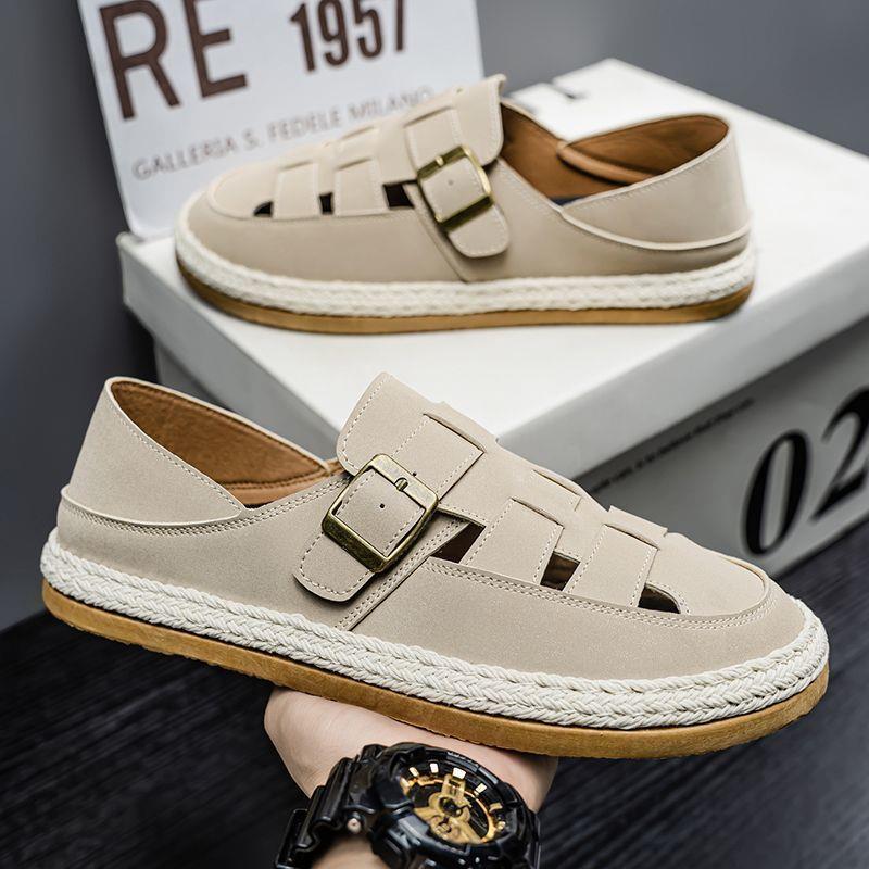 Summer breathable non-slip straw sports lightweight sandals for…