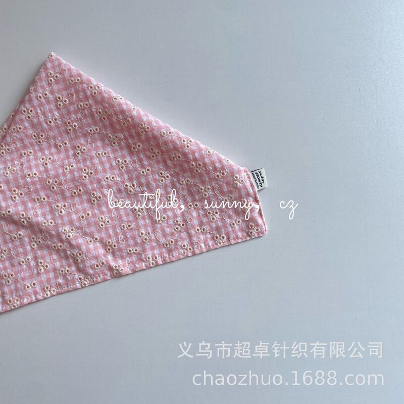 森系时髦搭配多用碎花三角巾头巾儿童款配饰|undefined