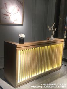 New Chinese Style Cashier Simple Modern Table Restaurant Beauty Salon Ear Picking Front Desk Clothing Store Bar Tea House Reception Desk