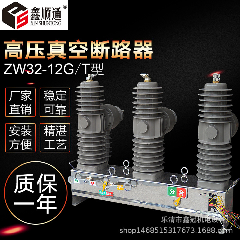 10KV户外双隔离双电源真空断路器ZW32-12G/630A高压开关