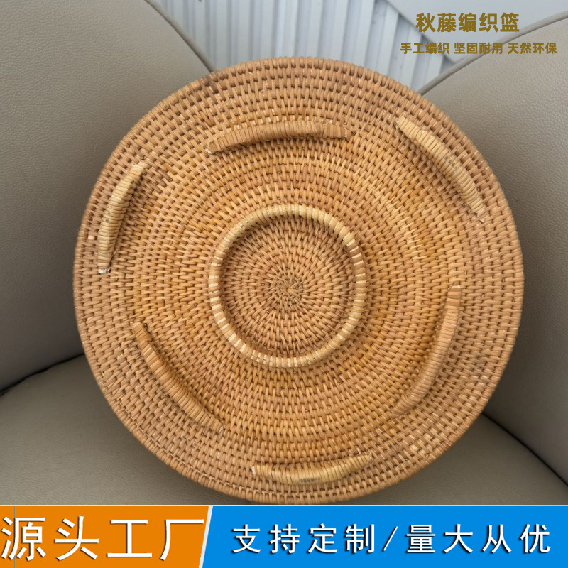 Vietnam al por mayor acuta tejida a mano cestas de almacenamiento cestas de frutas bocadillos caja de almacenamiento cestas de dulces