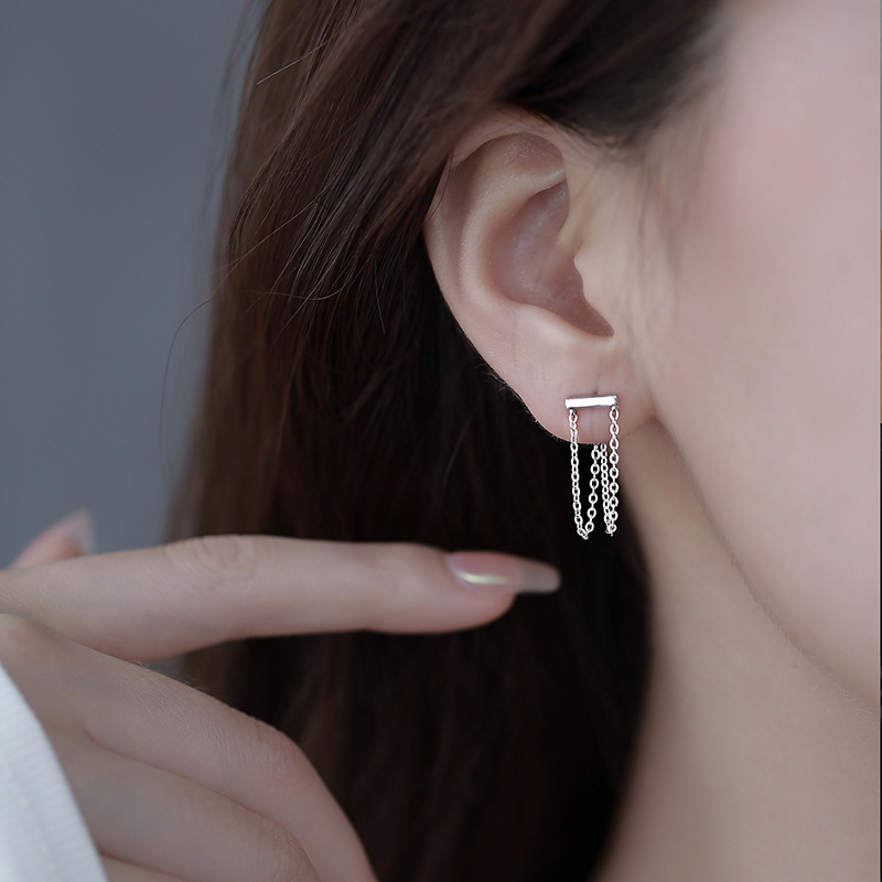 Fashionable design trend fresh geometric earrings