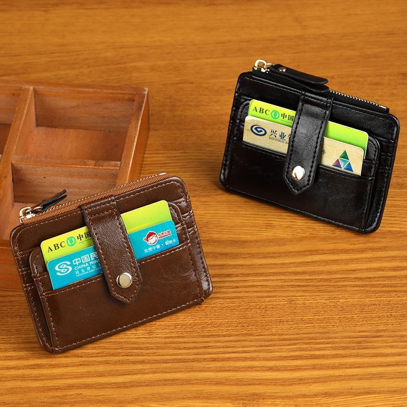 Nuevo bolso de cambio de textura, bolsa de tarjetas multi-tarjeta avanzada, bolsa de tarjetas delgada y conveniente, paquete de tarjetas antimagnéticas