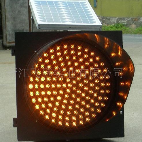 太阳能黄闪警示灯 道路减速慢行标示牌