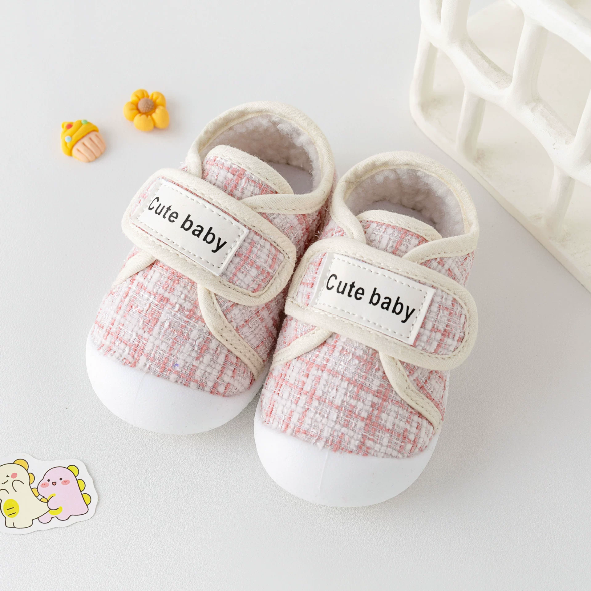 Children's demi-season shoes, keep warm non-slip footwear for early age, soft sole, wholesale