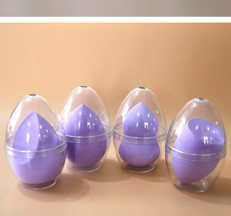 Спонж для макияжа Beauty Egg, двухцветный мраморный рисунок, использование сухое и влажное, супермягкий 0.009 кг