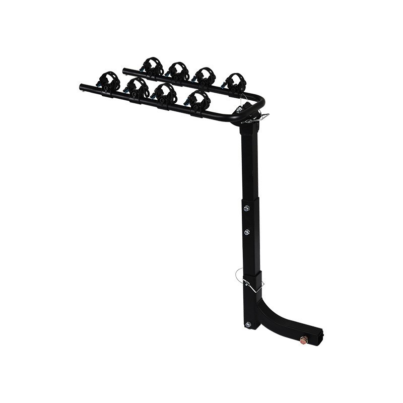 Car Rear-Mounted Trailer Rack, Metal Bicycle Luggage Rack for Vehicles, Universal Rear Folding Bicycle Carrier