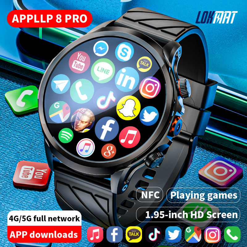 LOKMAT Foreign Trade Edition 1.85 "4G Smart Watch Independent Android SIM Card Phone Watch wifi