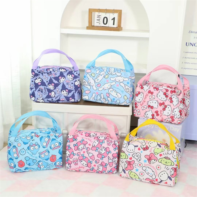 Children's Lunch Bag, Portable Insulated Lunch Box Bag, Lunch Bag, Cartoon Cute Portable Aluminum Foil Lunch Box Storage Bag