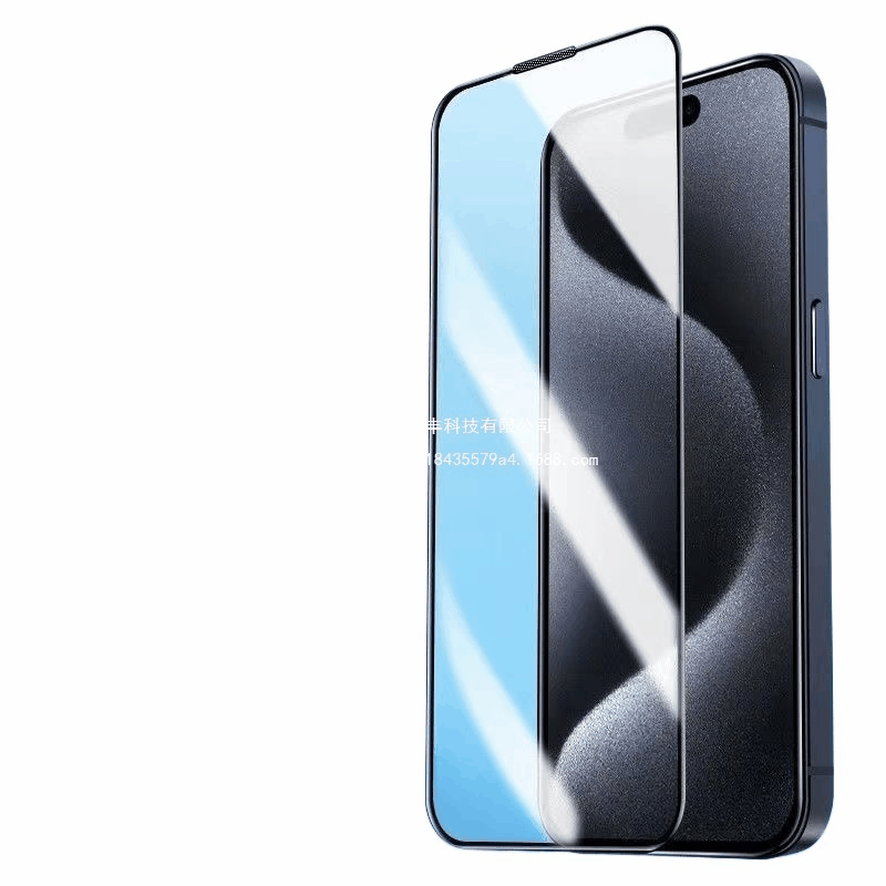 iphone16e Full Screen Tempered Film for Apple 15Pro Max Metal Mobile Phone Film for 13Pro Dust-proof Net Anti-peep